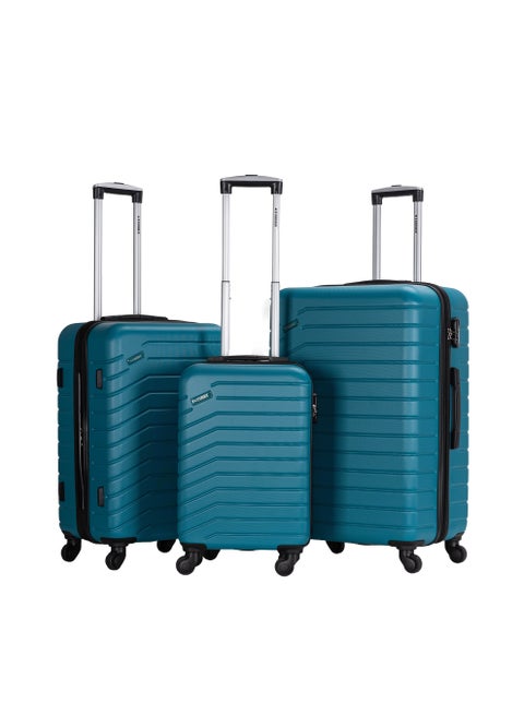 Suitcase Set of 3 PCS ABS Hardside Travel Luggage Bag